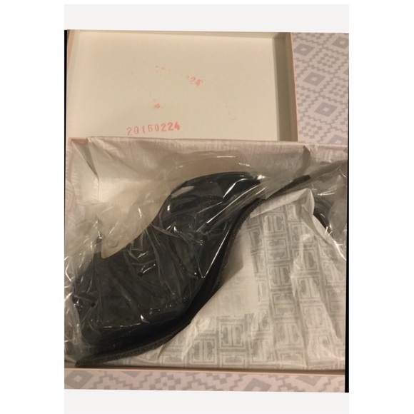 Sandales à Talons Hauts Femme Ivanka Trump - Noir Texturé, Pointure 9M, Style élégant Pour Sorties